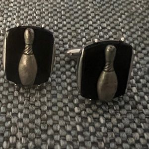 Vintage Swank bowling pin cuff links